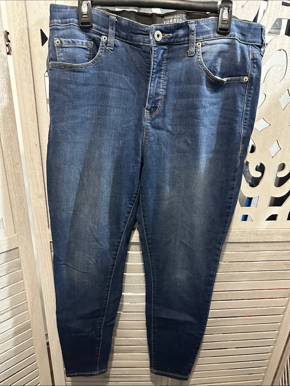 torrid Dark Indigo Ankle Skinny Jeans